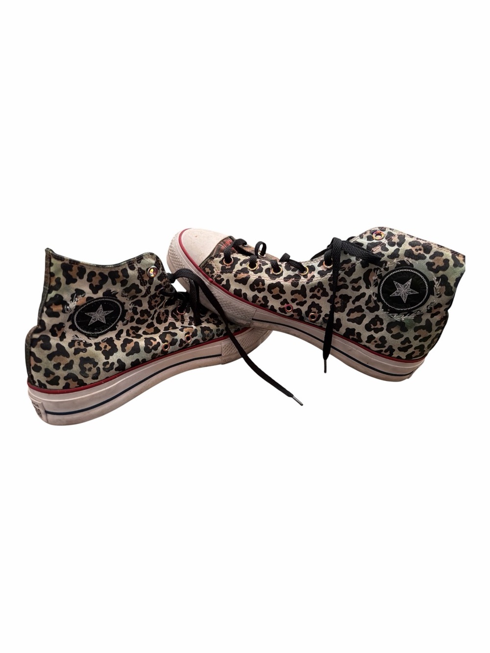 Converse High-Top Sneakers in Leopard, Plaid and Camo Print